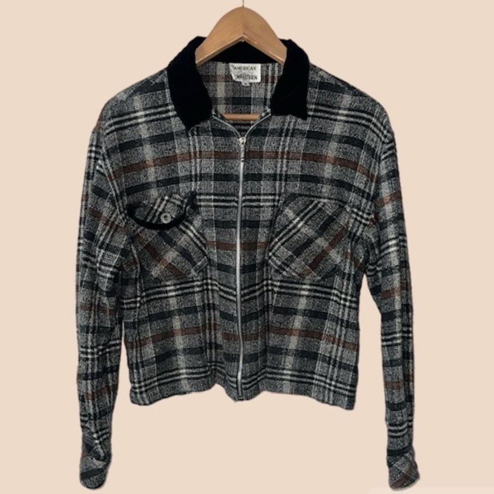 Vintage American Connection Plaid Jacket (S)